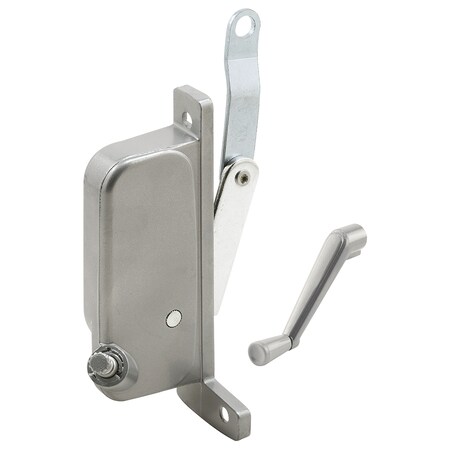 Prime-Line Awning Window Operator, Left Hand, Aluminum Finish (Single Pack) H 3839